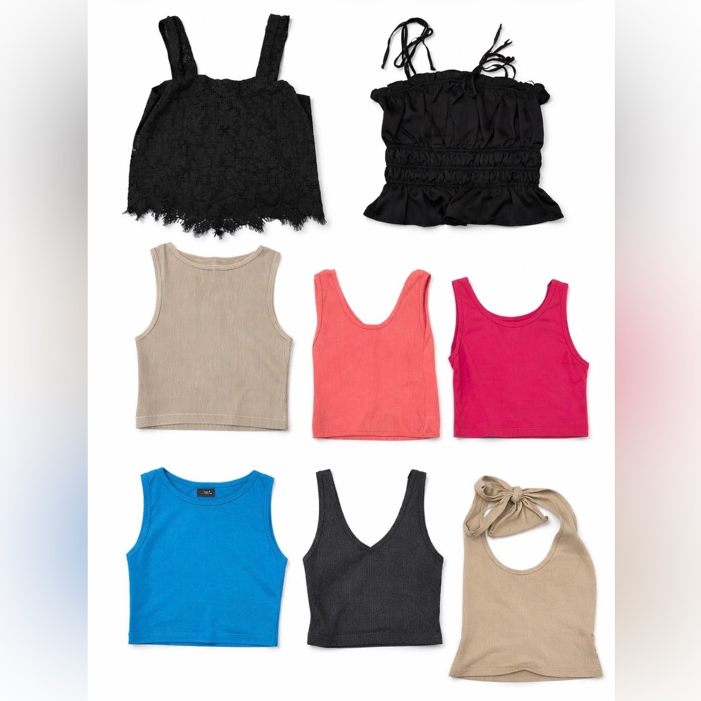Summer Assorted Sleeveless Tops Collection